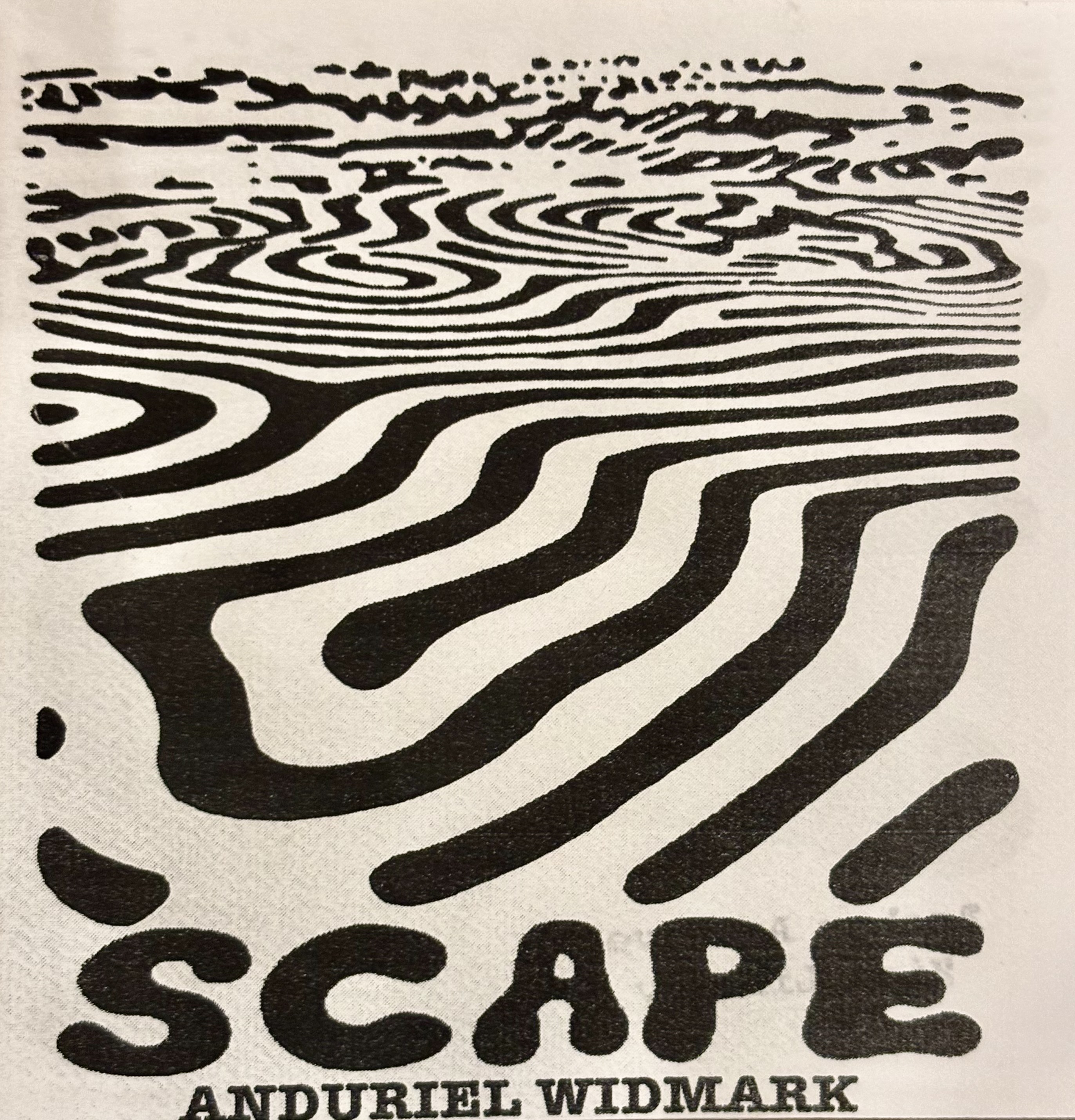 Zine cover with abstract art 